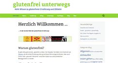 Desktop Screenshot of glutenfrei-unterwegs.de